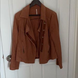 Free People Burnt Orange Jacket